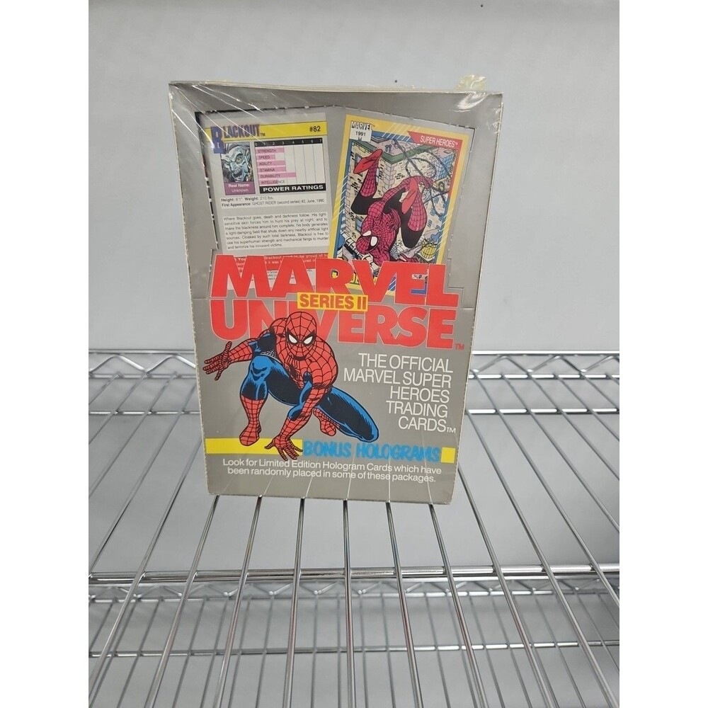 Impel Marvel Universe Series II Sealed Trading Card Boxes 1991 Bonus Holograms